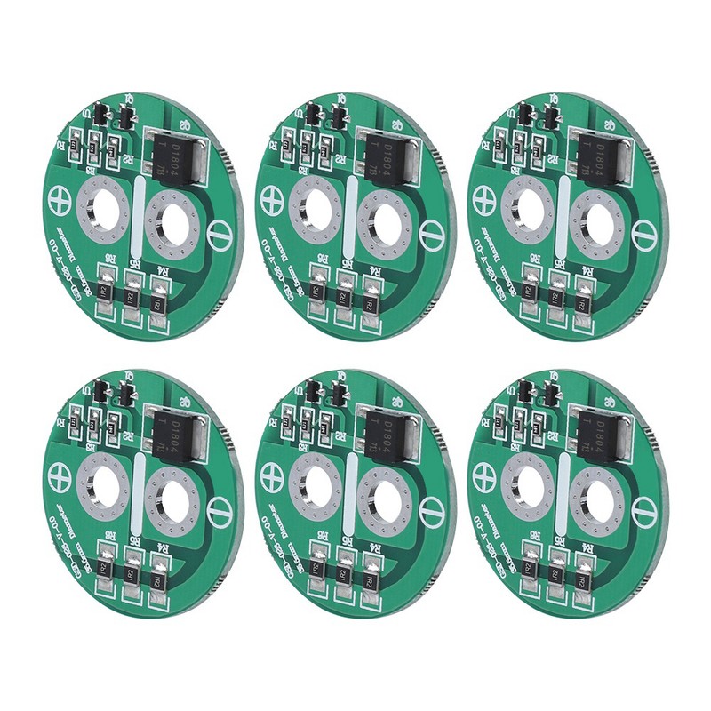 6Pcs/Set Super Farad Capacitor 2.5V With Protection Board Module Limit