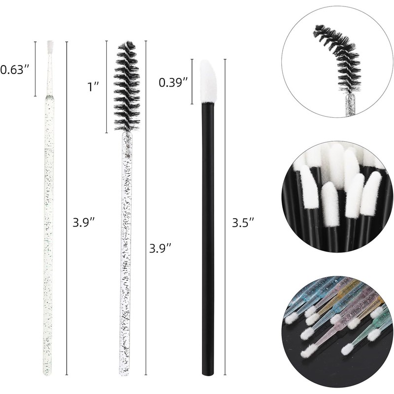 Tbestmax Kit de Suministros de Extensión de Pestañas de 1500