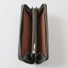 Gallery Qualier Men's Long Wallet, Japanese Brand, Sheep Tamponato Genuine