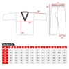 Farabi Sports Taekwondo Uniform Mix Martial Arts Uniform Set Black