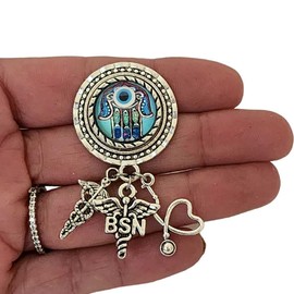 Custom Nursing Pin Brooch for Rn Np Bsn Lvn Lpn Nurse Nursing School Graduation Pinning Ceremony, for Women