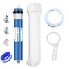 75GPD RO Membrane Set, Reverse Osmosis Membrane and Housing, Wrench,