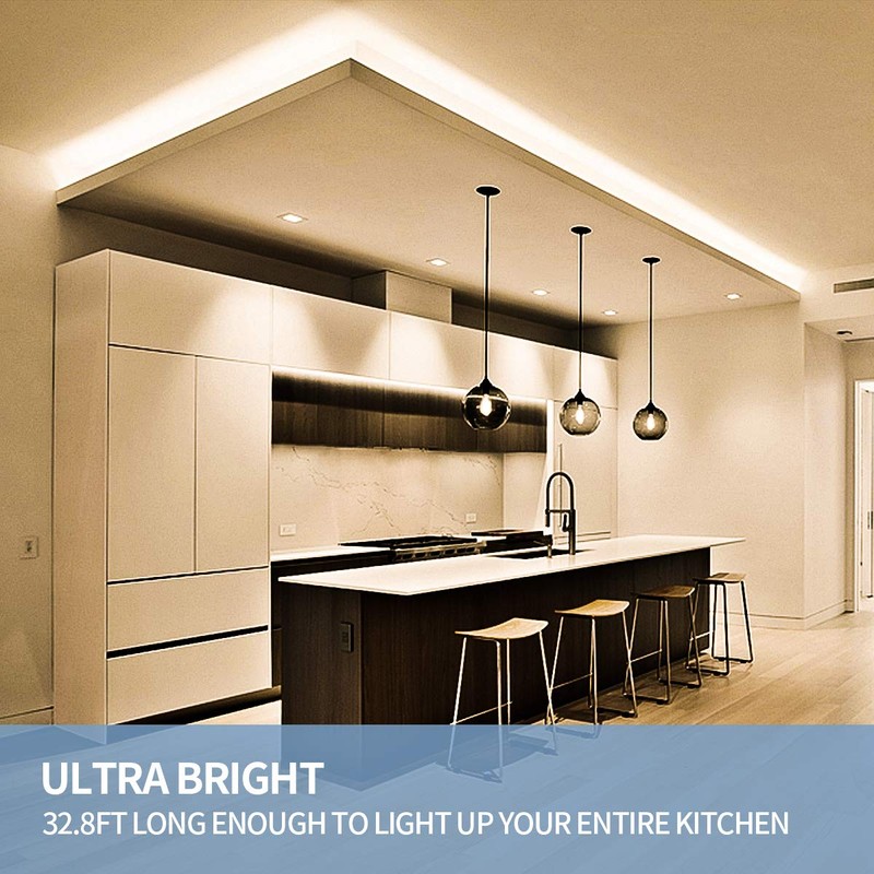 Led Strip Lights 32.8ft Warm White Dimmable Led Light Strip