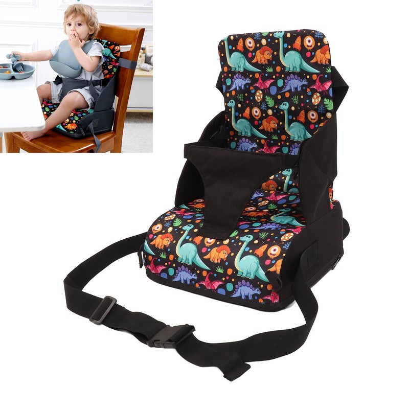Children Chair Booster Chair Cartoon Portable Folding Toddler Booster Chair