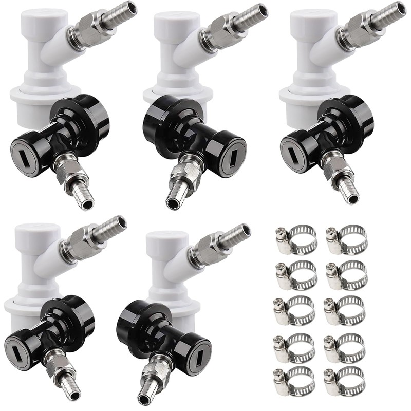 MRbrew Ball Lock Keg Fittings 5 Pairs Quick Ball Lock