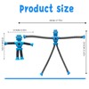 Shape Changing Robot Toy, Suction Cup Toys,Telescopic Pop Tubes Fidget