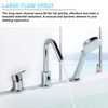 CREA Roman Tub Faucet Set - Chrome Bathtub Faucet with