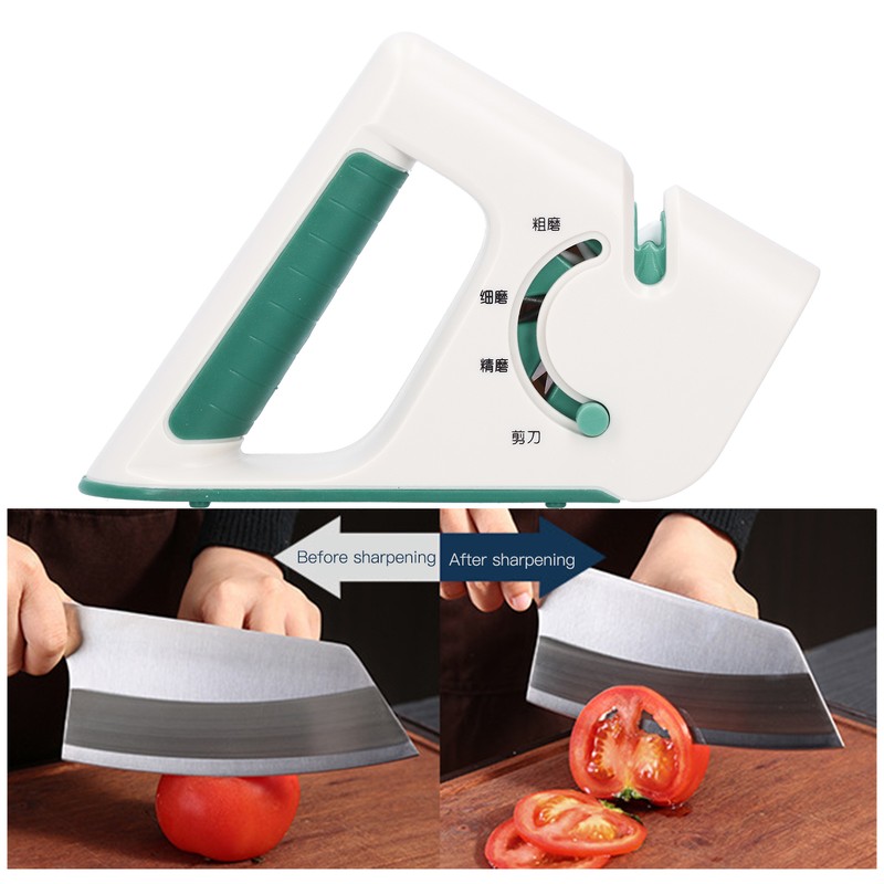 4 in 1 Multi Functional Knife Sharpener Household Kitchen Scissors