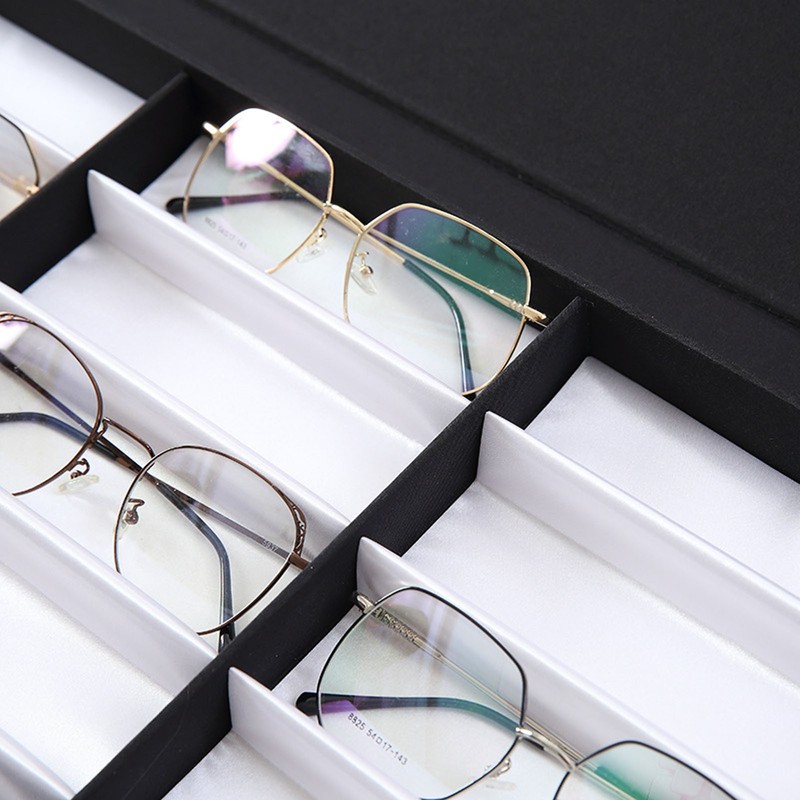 15 Grids Sunglasses Organizer Nylon Cloth Multifunctional Jewelry Eyeglass Storage