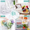 FODIENS 2 Pack Plastic Shower Caddy Basket, Portable Shower Caddy