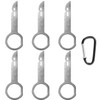 XMNIVATE 6 Key Extractor Kits, 1 Carabiner, Radio Removal Key,