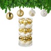 Relaxdays Christmas Baubles Set of 30 Plastic Diameter 6 cm