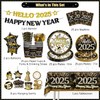 Wellspar 170pcs Happy New Year 2025 Tableware Set, New Years