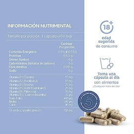 LIFEED Complejo B | 60 Cápsulas | Vitaminas B1, B2, B3, B5, B6, B12, Acido Fólico y Calcio | Suplemento Multivitamínico