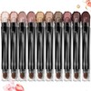 【Hot】LUXAZA 6PCS / 10PCS Eyeshadow Stick,Shimmer And Matte Brown Metallic