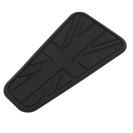 ELIFEPARTS Motorcycle Tank Pad Tank Guard Sticker Protective Sheet Anti-Slip Universal Tank Cover Scratch Resistant Rubber Material Black Vintage Design