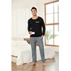 Vlazom Men's Pyjamas Sets Long-Sleeve Pj's Set Soft Loungwear Solid
