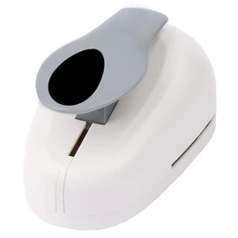 Jumbo punch, egg, design size: 5.2 x 7.3 cm, motif hole punch for paper, gift tags, cards, tree decorations and toppers for Easter crafts, colourful Easter eggs, also for children, extra large
