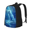 FREE LION Wolf Backpack for Teens Kids Boys Girls, White