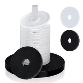 Connextion Schocken Set Shock Cutlery with 14 Acrylic Discs and Stand, Shock Cutlery for Shocks Game Puzzle Jule Meiern Maxen Mortars Black and White