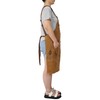 ZJMTOCYU Durable and Waxed Canvas Tool Apron for Professionals, Adjustable