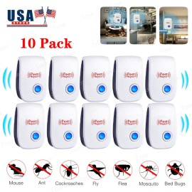 10pcs Ultrasonic Pest Reject Home Control Electronic Repellent Mice Rat Repeller