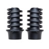2-Piece Textured Plastic Rubber Hood Adjust Bumper Set for 1993-2002
