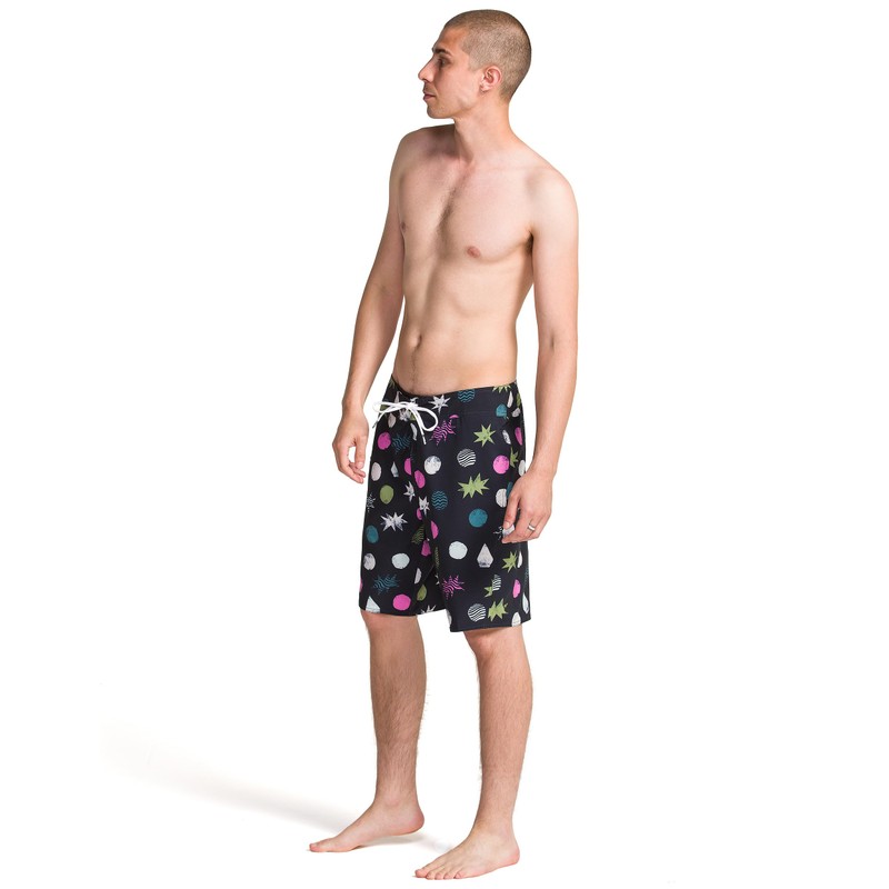 Volcom Men's Mod Tech 20" Boardshort Swim Trunk, Black, 40