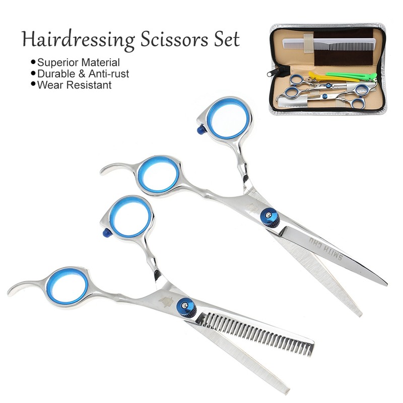 Professional Hair Cutting Thinning Scissors Family Salon Barber Shears Hairdressing