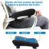 Reposabrazos Ergonómicos para Silla Oficina con Gel 2PCS Descansa Brazos