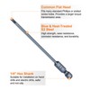 sourcing map 4pcs SL3 SL4 SL5 SL6 Magnetic Slotted Screwdriver