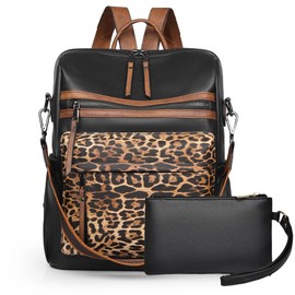 Dora & Liz Womens Backpack Purse Leather Fashion Travel Backpack Purse for Women Designer Ladies Shoulder Bags with Wristlet