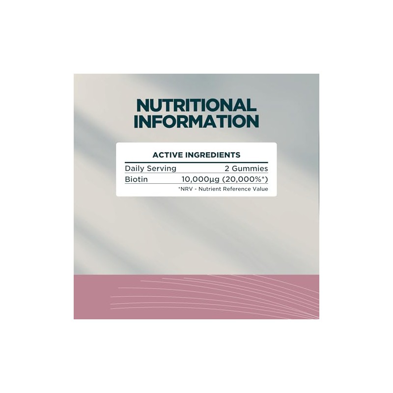 Myvitamins Biotin Gummies – High‑Strength Biotin in Watermelon Chewables –