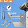 14-Pack 5 Inch Quick Screw Gutter Hangers for 5" K-Style