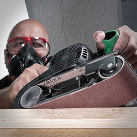 Trend Aluminium Oxide 75 x 457mm 40 Grit Abrasive Sanding Belt, AB/B75/40A, Pack of 3