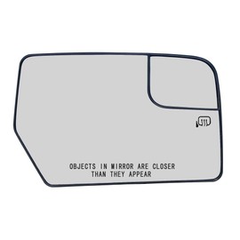 Passenger Right Side Heated Mirror Glass Compatible with Ford Expedition 2012-2017 Compatible with Lincoln Navigator 2012-2014 Right Side Heated Mirror Glass CL1Z17K707A FD314GR