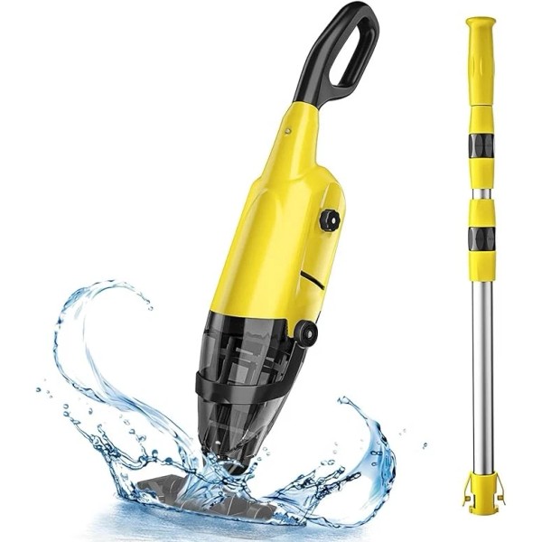 Marcytop Handheld Pool Vacuum Rechargeable Pool Vacuum Cleaner with Telescopic