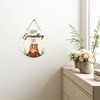 Groundhog Day Round Sign 12x12in - Minimalist Wood Plaque with