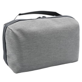 Tking Portable Partition Storage Box Bag, Multifunctional Data Cable Headphone Bag, Waterproof and Shockproof, Suitable for Storing Chargers, for Travel and Daily Use, gray, Modern
