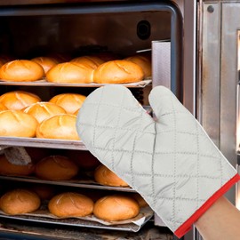 UPKOCH 1 Set Christmas Baking Kit Winter Snow Pot Holders Cooking Mitts Christmas Pot Holders for Kitchen Non Grill Glove Christmas Kitchen Oven Mitts Polyester Washable Bath Towel