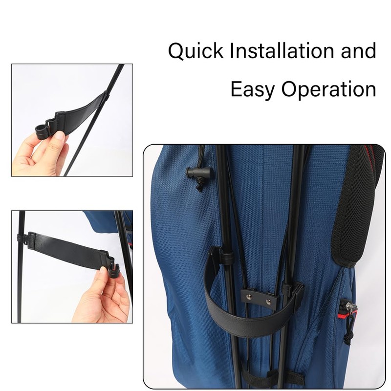 Golf Bag Accessories-Adjustable Leg Straps, Stand Bags, Stable Club Bag