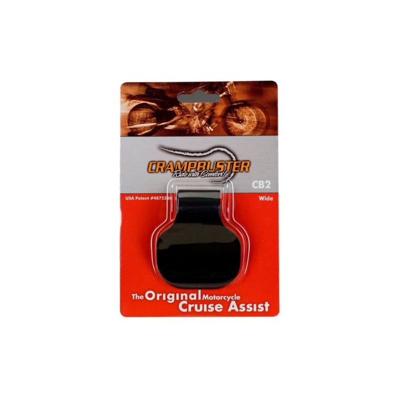 CrampBuster Wide Motorcycle Cruise Assist - Standard/Black