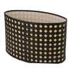 Lampshade Oval Shaped Hollow Metal Carved Compatible E27 E14 Caliber