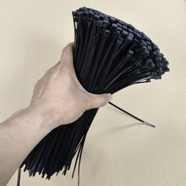 Zip Ties 1000 PCS 12 Inch Cable Zip Ties Heavy Duty, Premium Plastic Wire Ties with 50 LBS Tensile Strength, UV Resistant Cable Ties, Self-Locking Black Nylon Tie Straps (12 inch 1000 pcs)