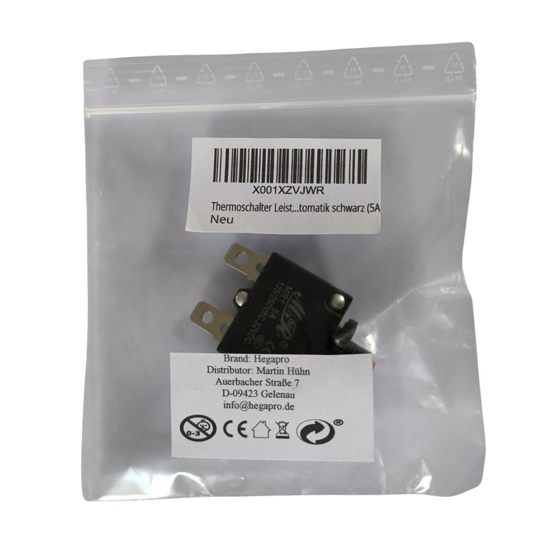 Thermal Switch Circuit Breaker Automatic Circuit Breaker 12 V 24