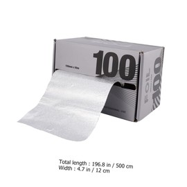 Baluue 50m Hair Dye Aluminum Foil Temporary Hair Colour Embossed Foil for Professional Use