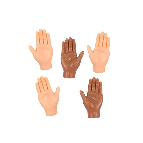 Mcphee Finger Hands for Finger Hands (5 Assorted Color Finger Hands Bulk)