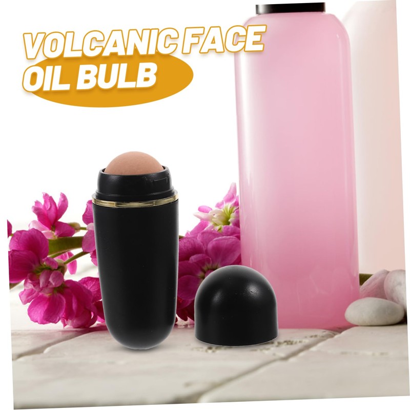 FOMIYES 8pcs Professional Oil Absorbing Roller Ball Volcanic Stone Mini
