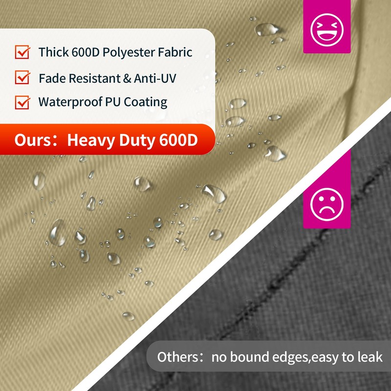 NEXCOVER Trailerable Boat Cover, Length: 17’-19’ Beam Width: up to