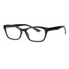 PASTL Womens Reading Glasses Magnified Rectangular Frame Spring Hinge Brown
